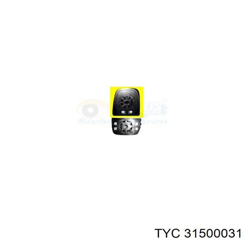 Cristal de espejo retrovisor derecho Iveco 3801927 precio, desde 15,91 EUR