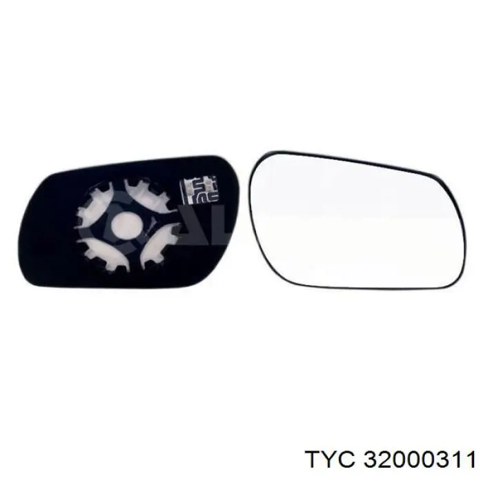 320-0031-1 TYC cristal de espejo retrovisor exterior derecho