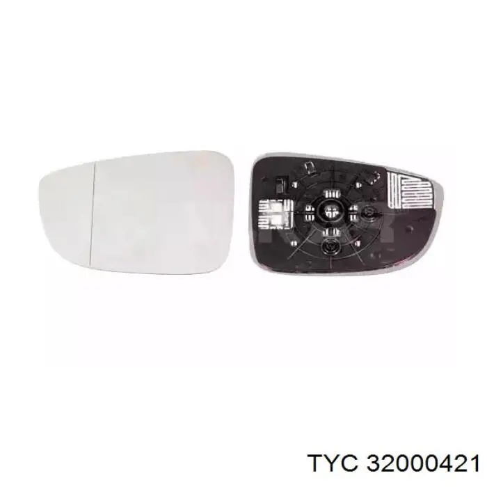 320-0042-1 TYC cristal de espejo retrovisor exterior izquierdo