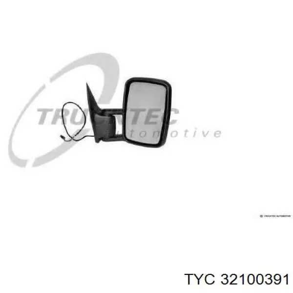 Cristal de espejo retrovisor derecho 49952 Febi