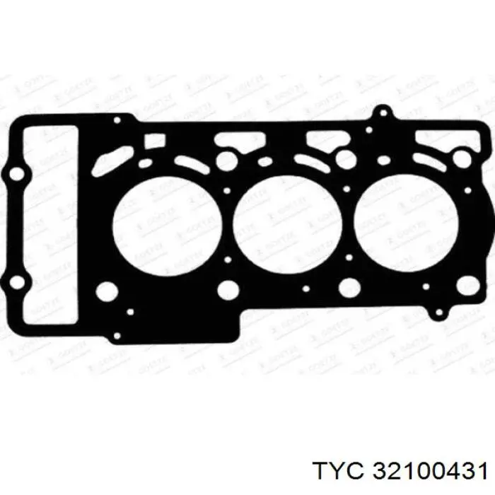 321-0043-1 TYC elemento para espejo retrovisor