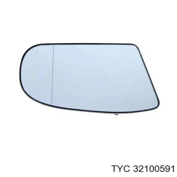 321-0059-1 TYC cristal de espejo retrovisor exterior derecho