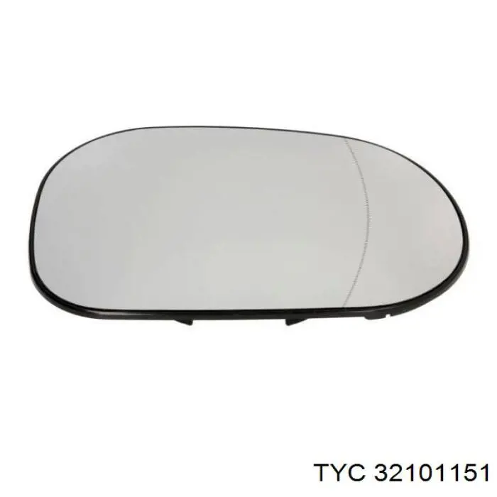 321-0115-1 TYC cristal de espejo retrovisor exterior derecho