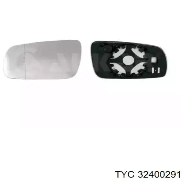 324-0029-1 TYC cristal de espejo retrovisor exterior derecho