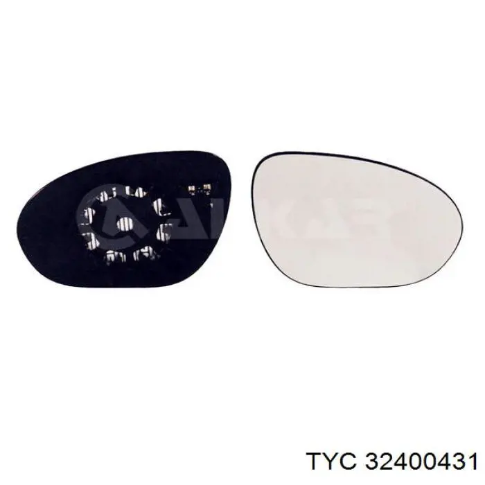 324-0043-1 TYC cristal de espejo retrovisor exterior derecho