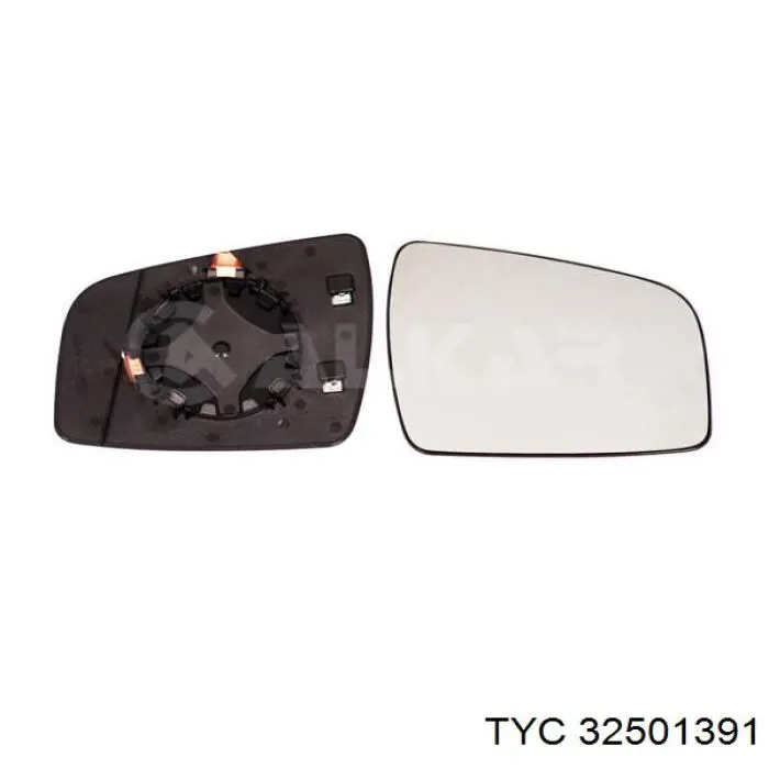 325-0139-1 TYC cristal de espejo retrovisor exterior derecho