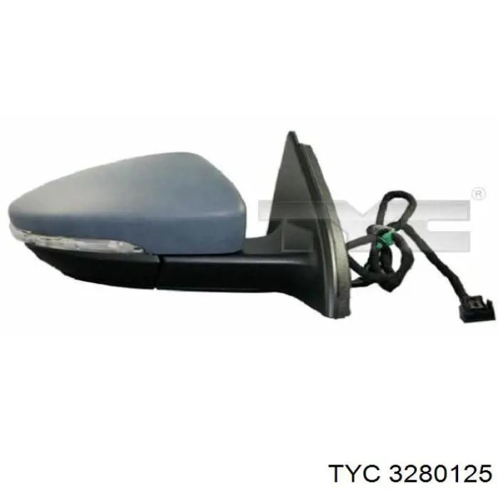 Espejo de retrovisor derecho 8200497485 Renault (RVI)