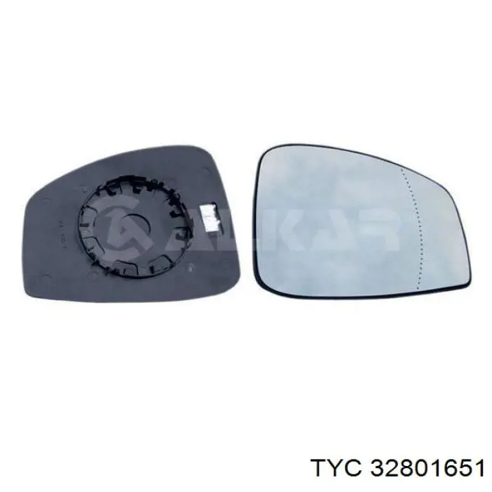 328-0165-1 TYC cristal de espejo retrovisor exterior derecho