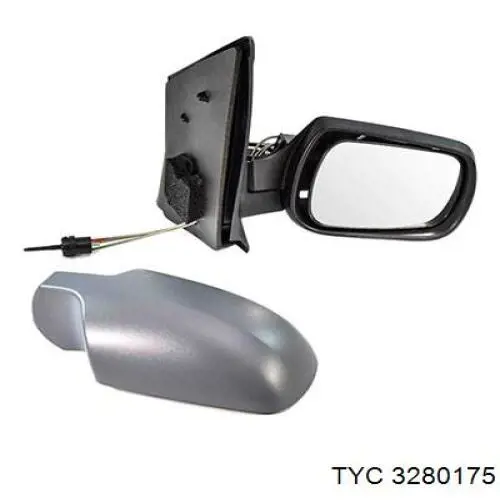 328-0175 TYC espejo retrovisor derecho