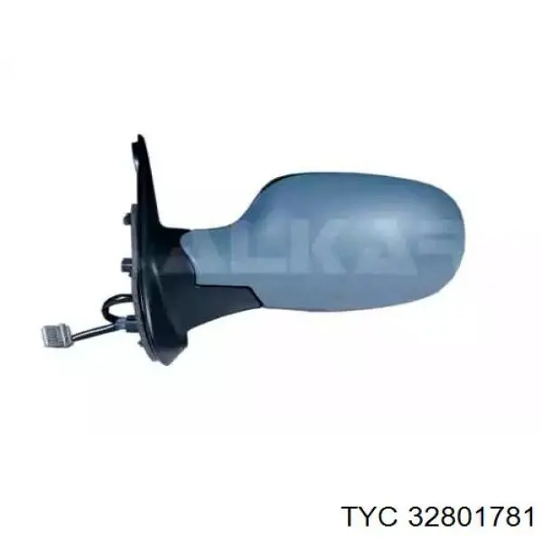 Cristal de espejo retrovisor exterior izquierdo 963663482R Renault (RVI)