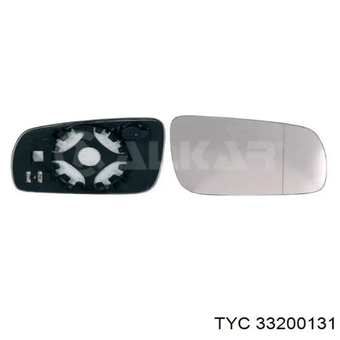 332-0013-1 TYC cristal de espejo retrovisor exterior derecho