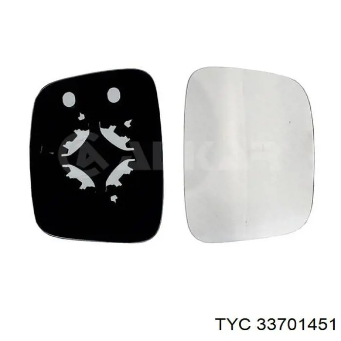 337-0145-1 TYC cristal de espejo retrovisor exterior derecho