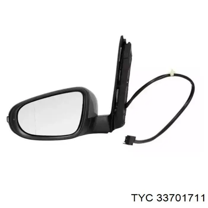 Cristal de espejo retrovisor derecho 9518552M Polcar