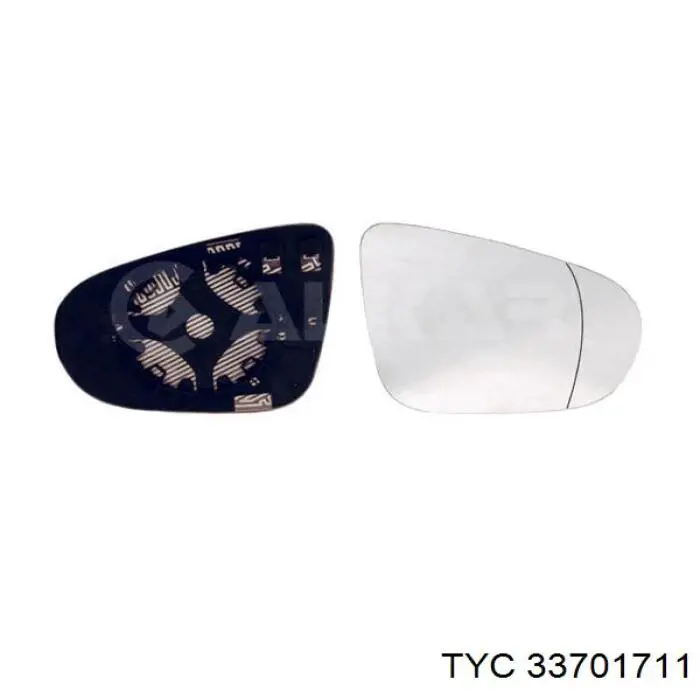 Cristal de espejo retrovisor derecho Polcar 9518552M precio, desde 16,23 EUR