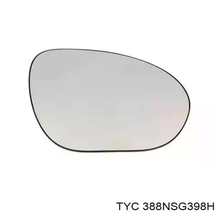 388NSG398H TYC Cristal de espejo retrovisor exterior izquierdo
