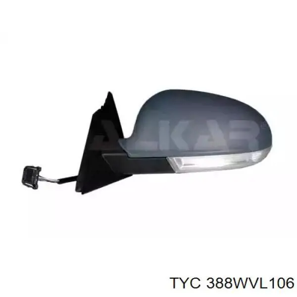 Luz intermitente de espejo retrovisor izquierdo 388WVL106 TYC