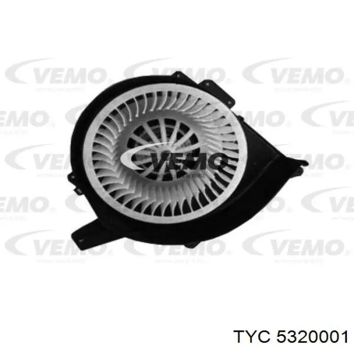 532-0001 TYC motor eléctrico, ventilador habitáculo