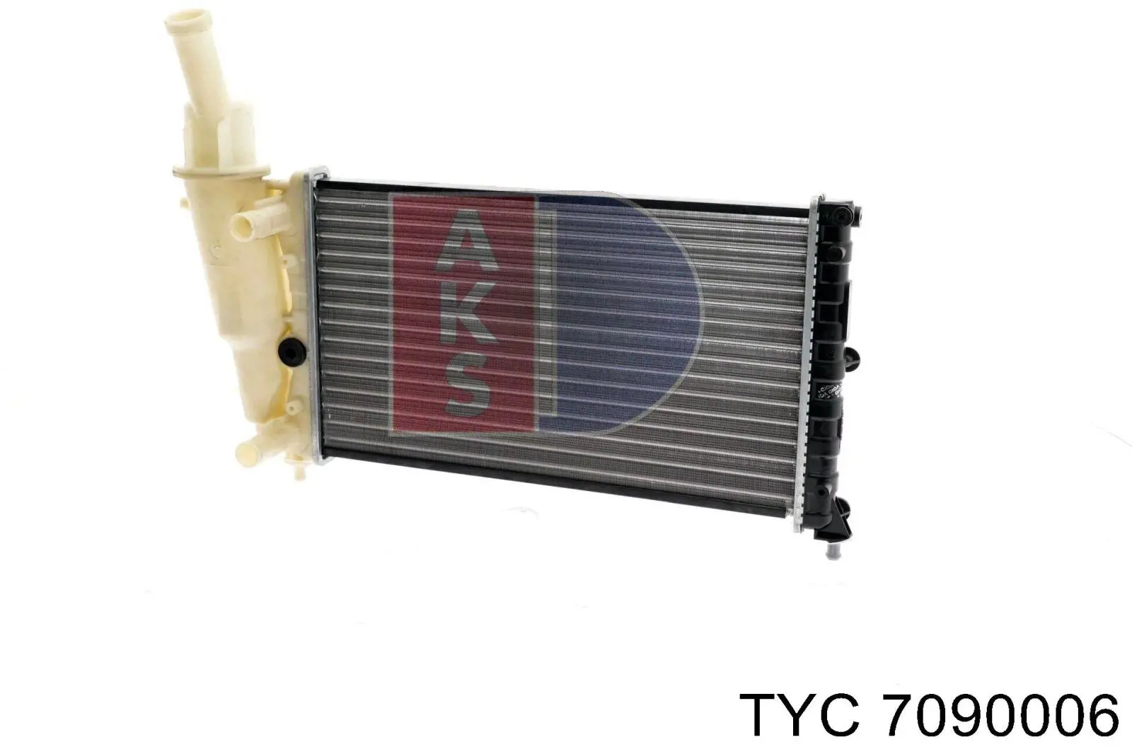 7090006 TYC radiador refrigeración del motor