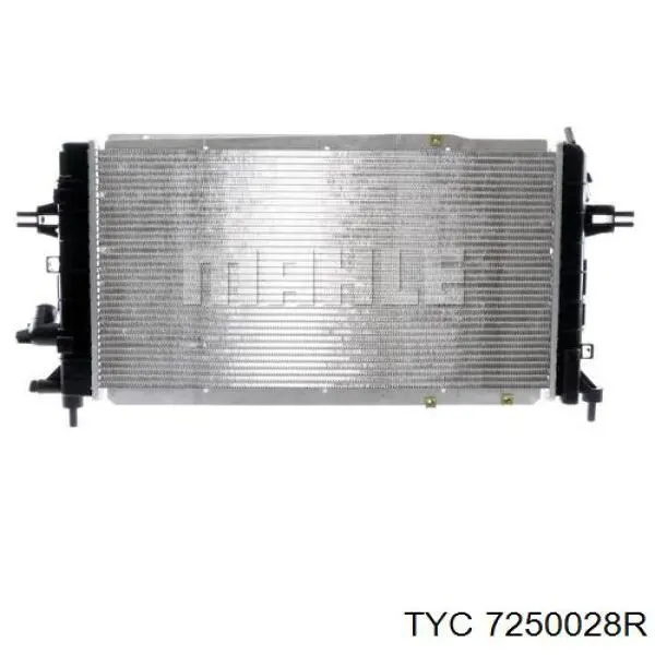 725-0028-R TYC radiador refrigeración del motor