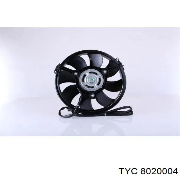 802-0004 TYC ventilador (rodete +motor refrigeración del motor con electromotor completo)