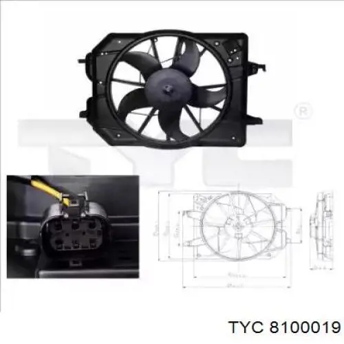 Comprar 47882 NRF Ventilador de radiador