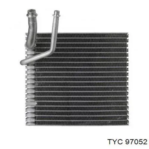 97052 TYC evaporador, aire acondicionado