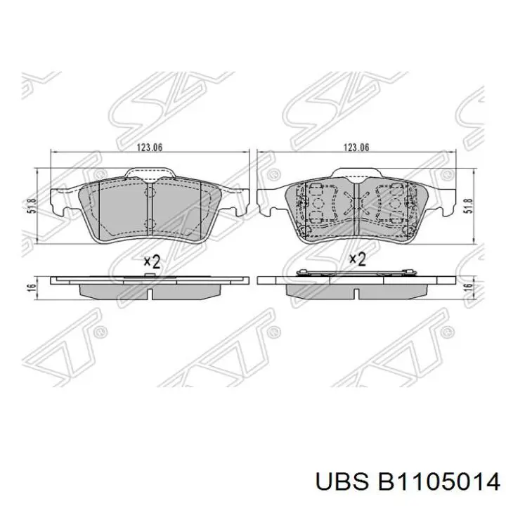 Pastillas de freno traseras Renault Espace 4 JK0