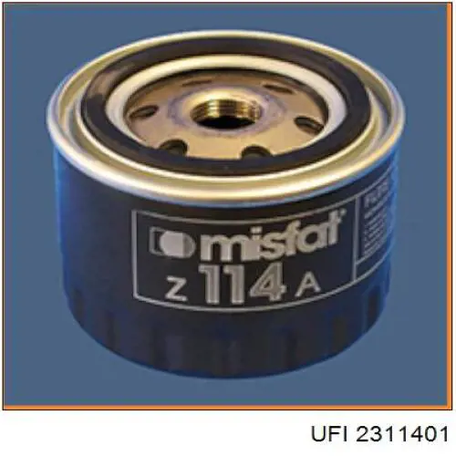 Filtro de aceite UFI 2311401 precio, desde 5,11 EUR