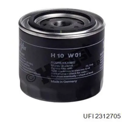 2312705 UFI filtro de aceite