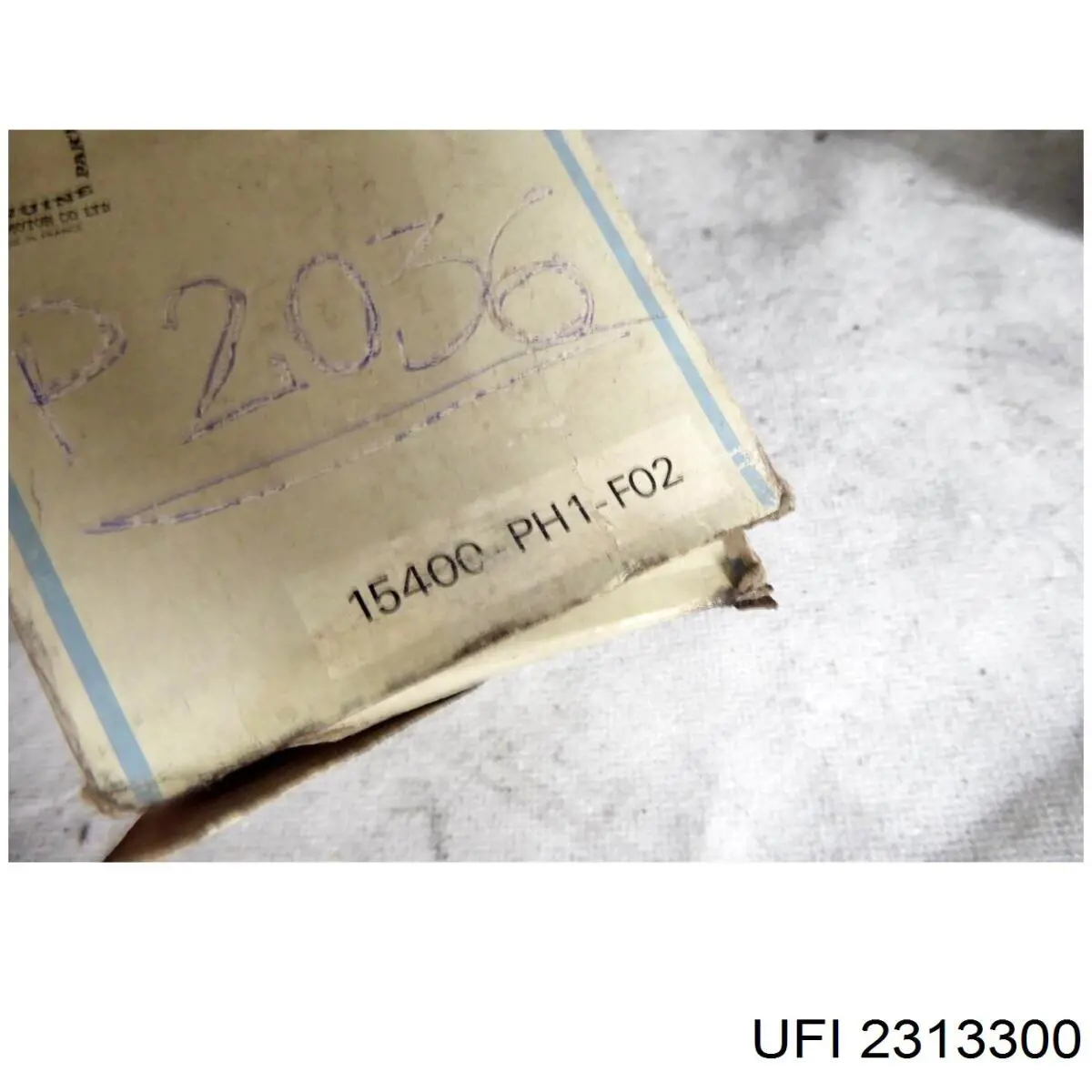 Filtro de aceite motor UFI 2313300