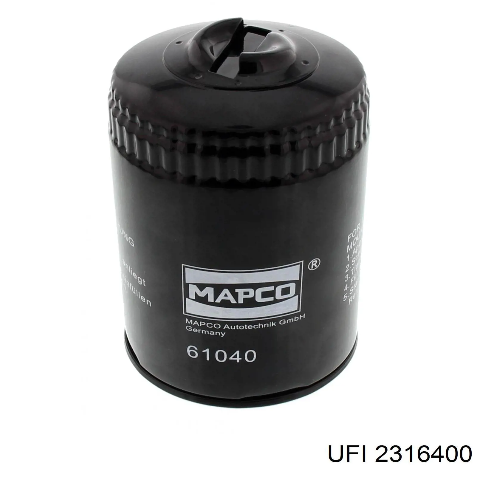 Comprar 2316400 UFI Filtros de aceite