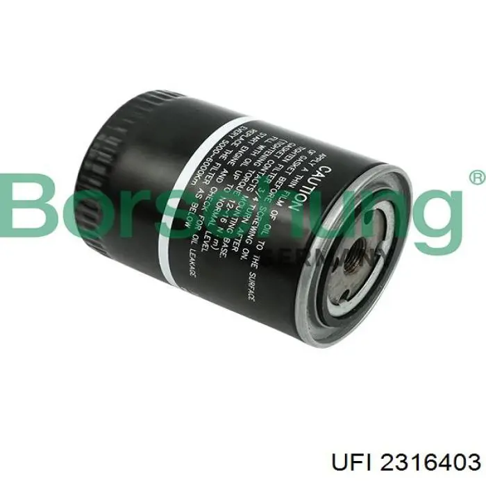 Filtro de aceite motor UFI 2316403