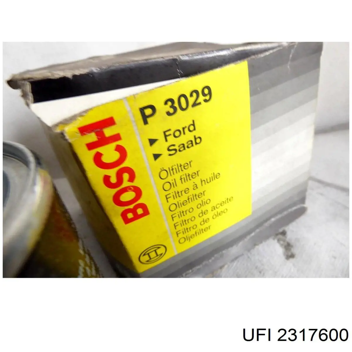 Filtro de aceite motor UFI 2317600