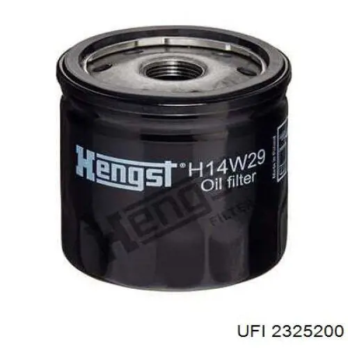 Filtro de aceite UFI 2325200 precio, desde 6,36 EUR
