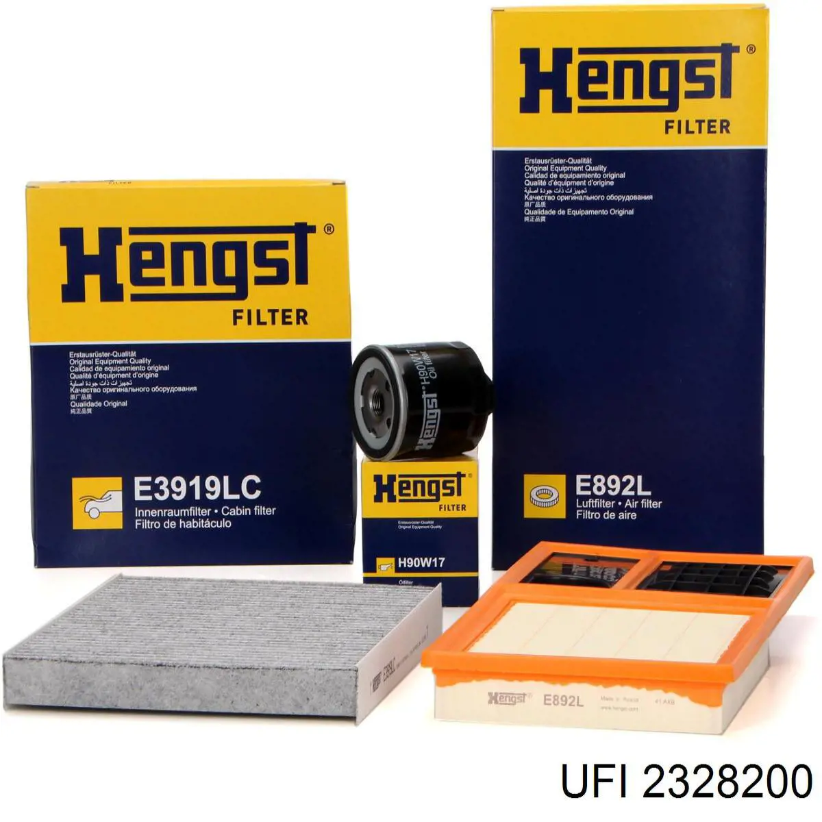 Filtro de aceite motor UFI 2328200
