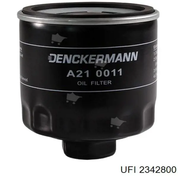 Filtro de aceite motor UFI 2342800