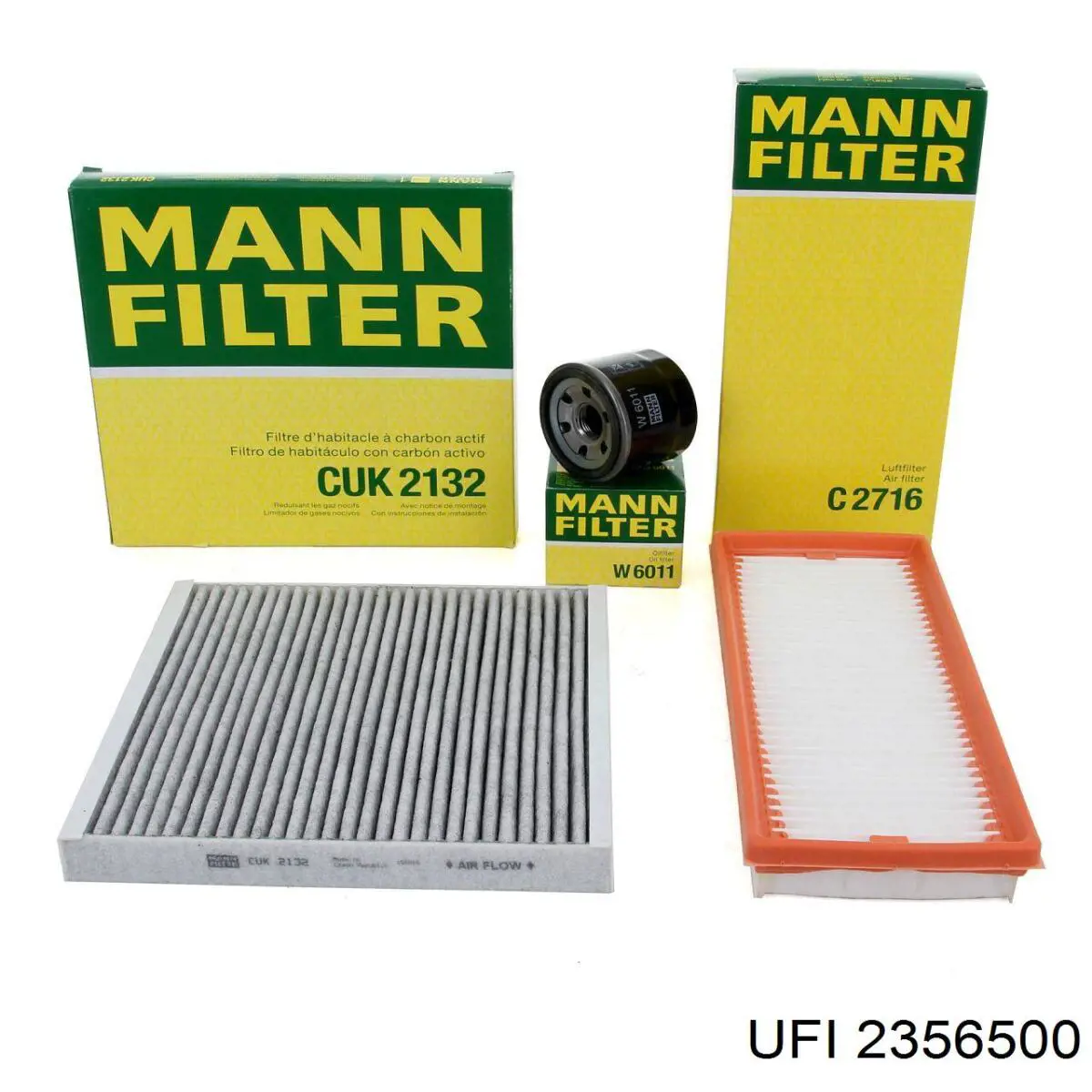 2356500 UFI Filtro aceite