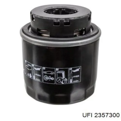 Filtro de aceite UFI 2357300 precio, desde 7,76 EUR