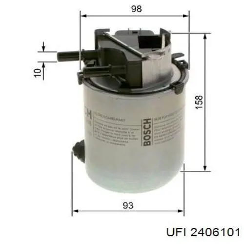 Comprar 2406101 UFI Filtro diesel