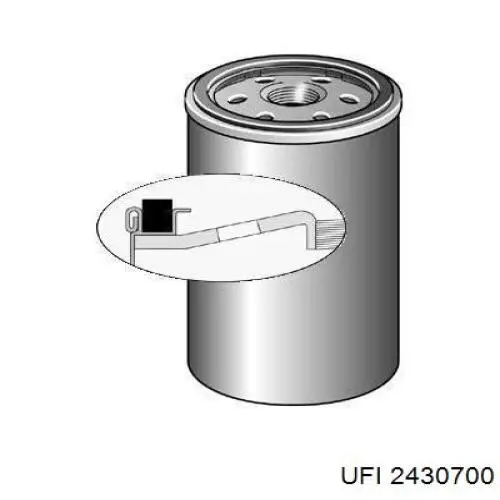 Filtro combustible UFI 2430700 precio, desde 5,31 EUR