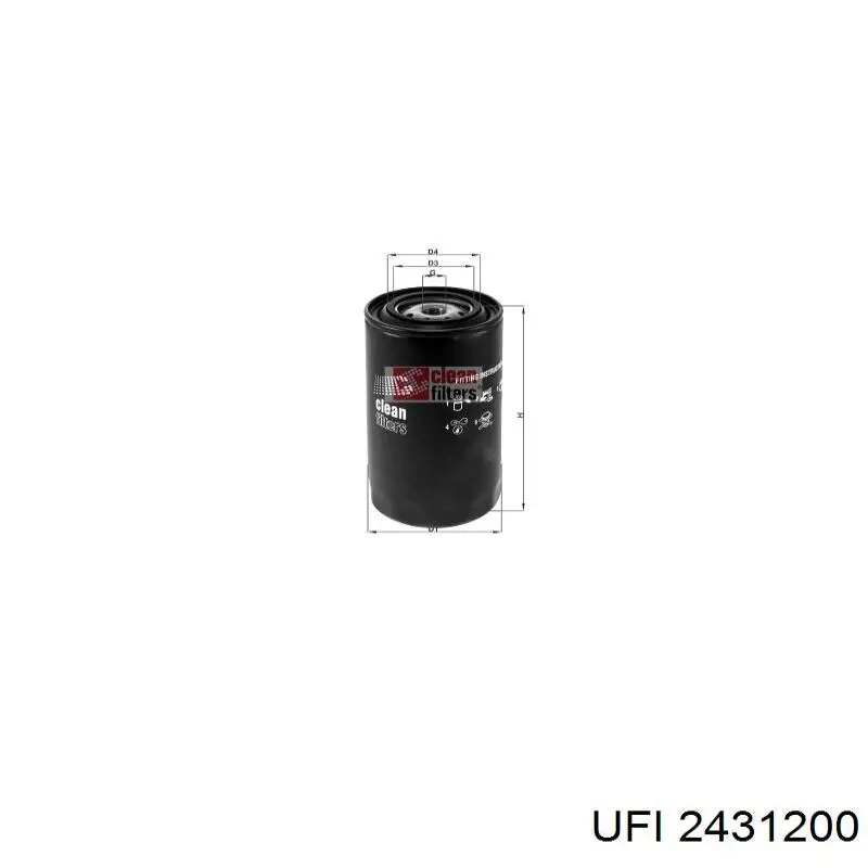 Filtro de combustible 1901605 Iveco