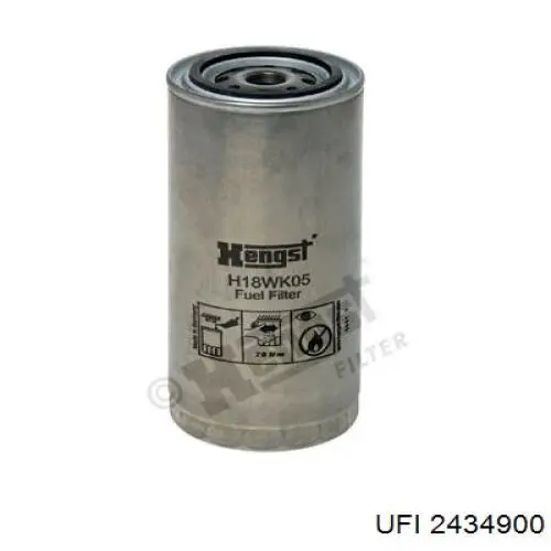 Comprar 2434900 UFI Filtro diesel