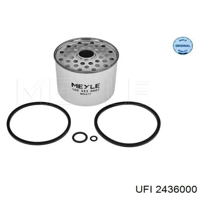 Filtro combustible UFI 2436000 precio, desde 3,17 EUR