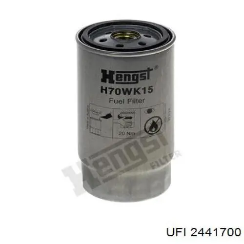 Comprar 2441700 UFI Filtro diesel