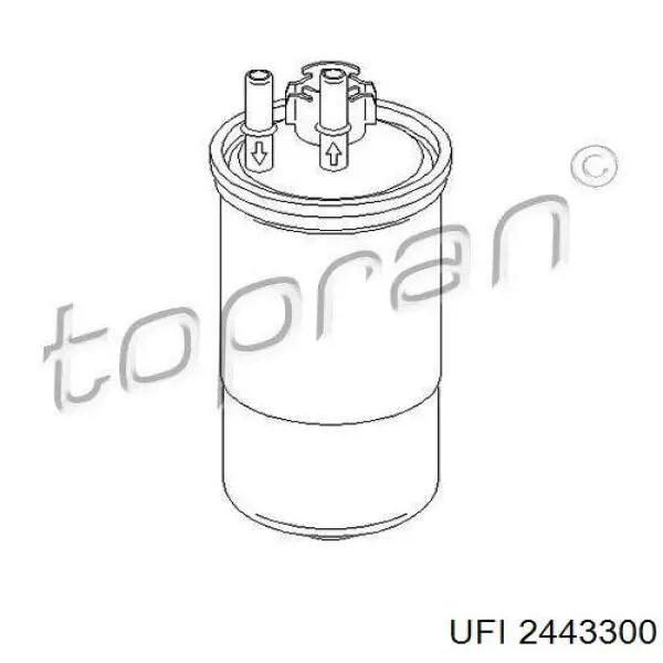 Comprar 2443300 UFI Filtro diesel