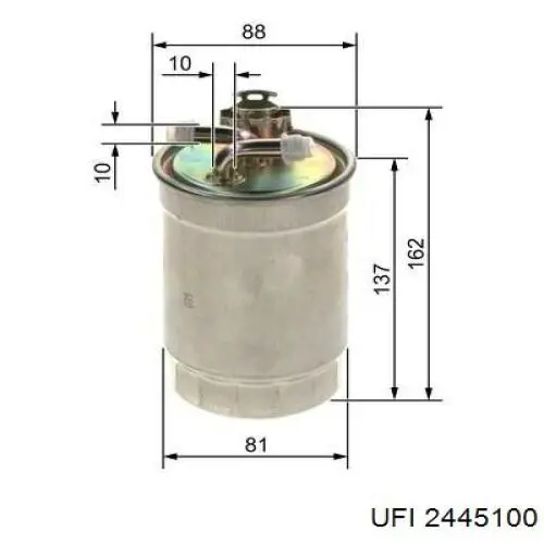 Filtro de combustible 2445100 UFI