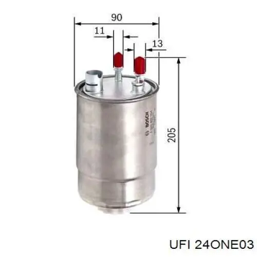 Comprar 24ONE03 UFI Filtro diesel