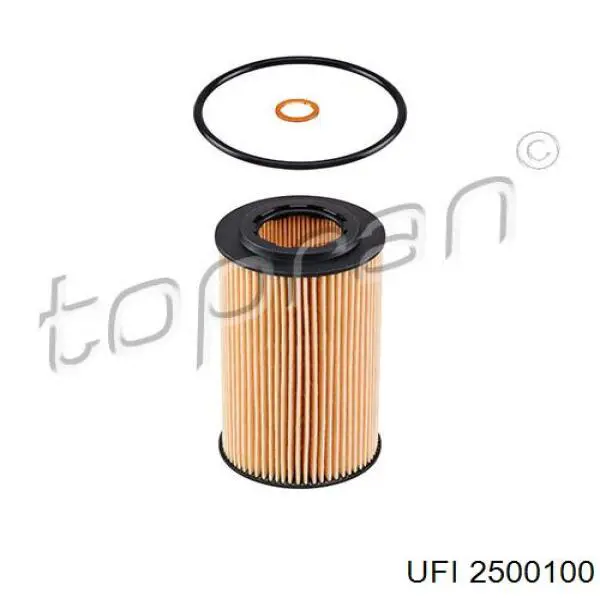 Filtro de aceite motor UFI 2500100
