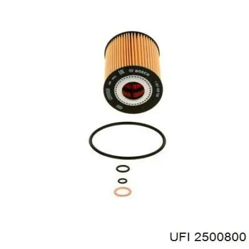Filtro de aceite UFI 2500800 precio, desde 5,80 EUR