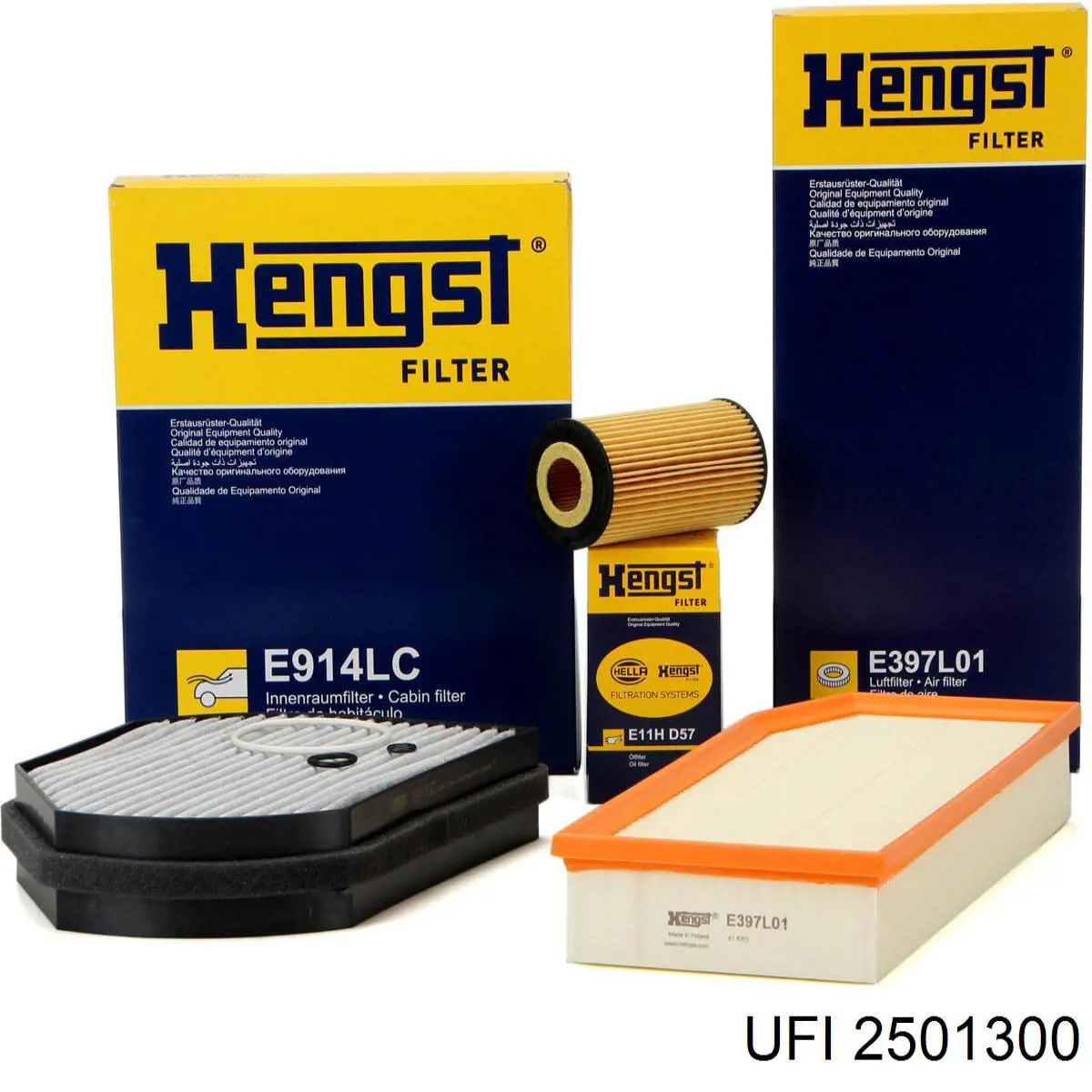Filtro de aceite UFI 2501300 precio, desde 3,65 EUR